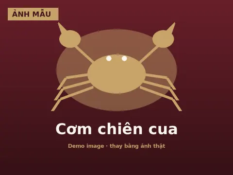 Cơm chiên cua