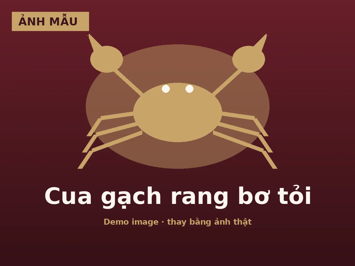 Butter Garlic Roe Crab