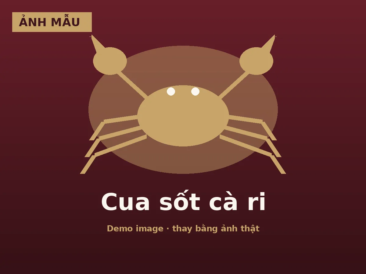 Cua sốt cà ri