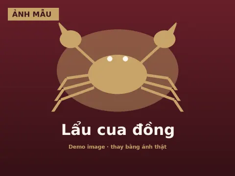 Lẩu cua đồng