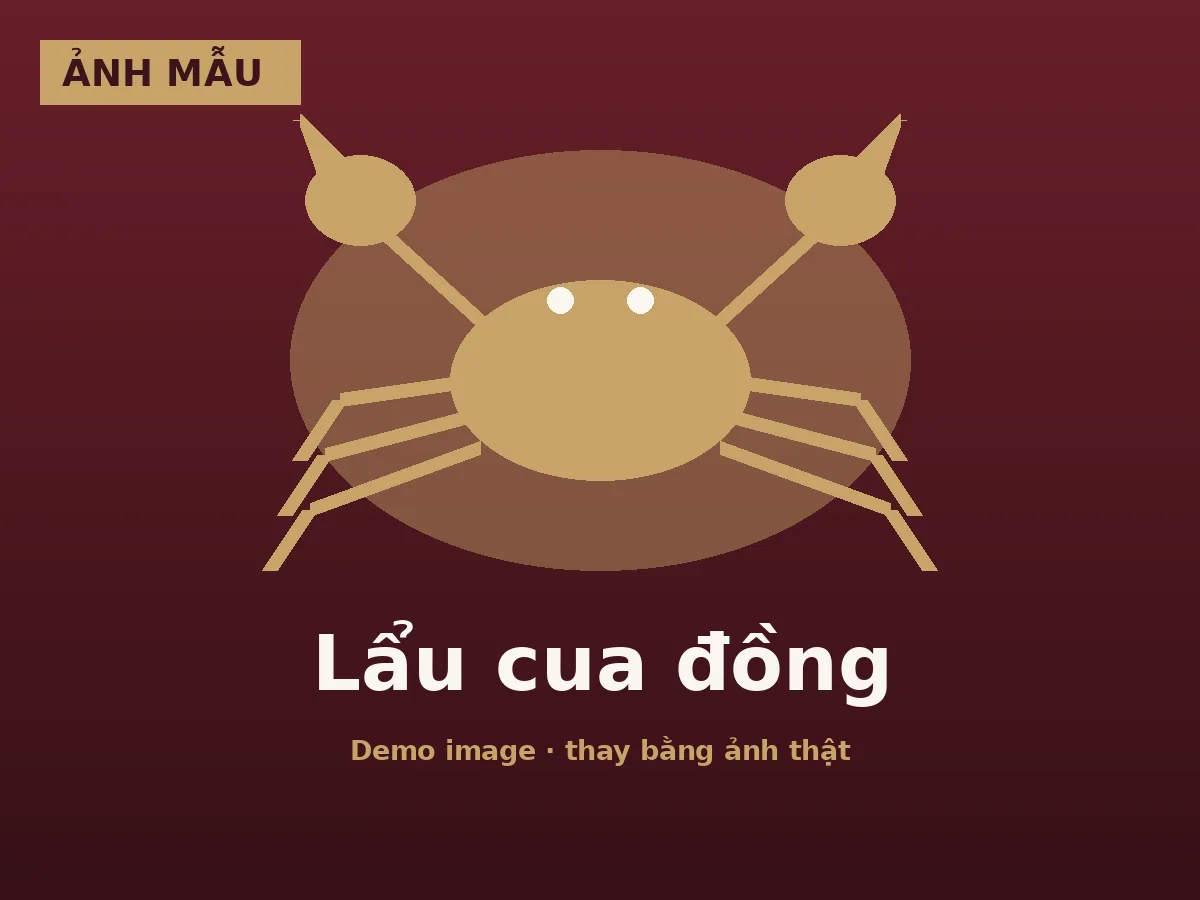Lẩu cua đồng