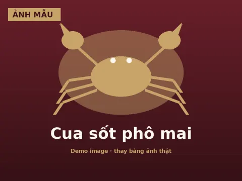 Cua sốt phô mai