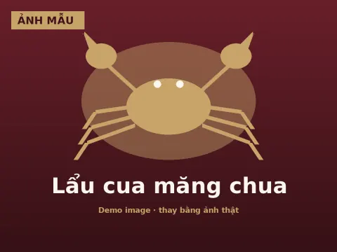 Lẩu cua măng chua