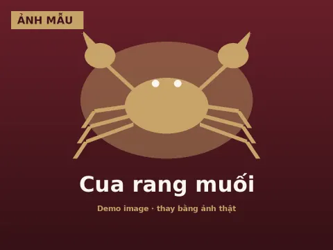 カニの塩炒め