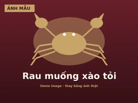 Rau muống xào tỏi